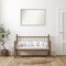 Eva White Silver Narrow Non-Beveled Custom Framed Bathroom Vanity Wall Mirror